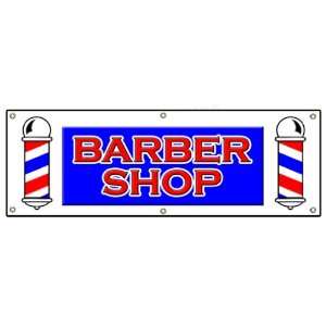   BARBER SHOP BANNER SIGN hair salon parlorsigns Patio, Lawn & Garden