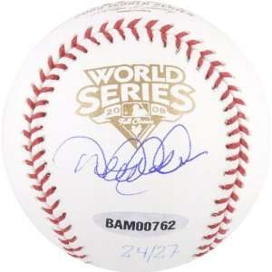 Derek Jeter Autographed Baseball  Details 09 WS Inscription