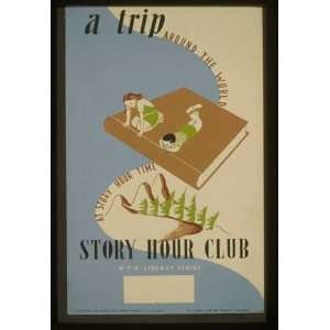   hour timeStory hour club  W.P.A library center /Shar.