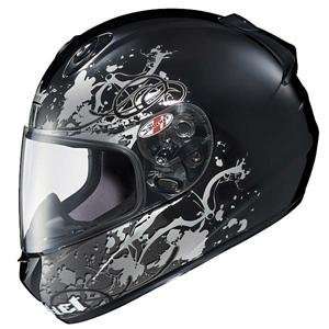  Joe Rocket RKT 101 Stain Helmet   Large/Black/Silver 