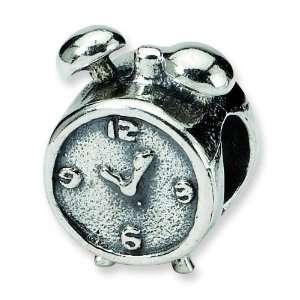   Reflections Sterling Silver Alarm Clock Bead Arts, Crafts & Sewing