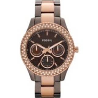 Fossil Riley Plated Stainless Steel Watch   Rose Fossil Watches