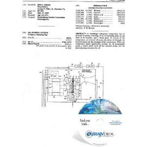  NEW Patent CD for OIL PUMPING SYSTEM 