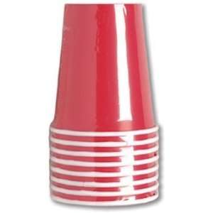  Red Solid Color 9 Oz Hot Cold Cups 8 Count Party Supply 