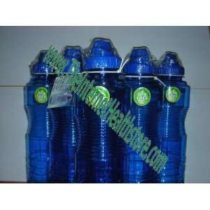  New Wave 1 Liter 6 Blue BPA Free Water Bottles Sports 