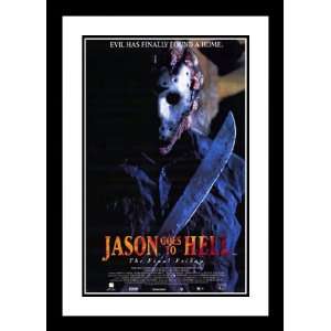  Jason Goes to Hell Friday 20x26 Framed and Double Matted 