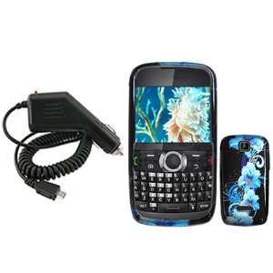  iNcido Brand Motorola Theory WX430 Combo Blue Flower 
