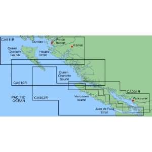   Bluechart XCA011R Hecate Strait North, Micro SD Card GPS & Navigation