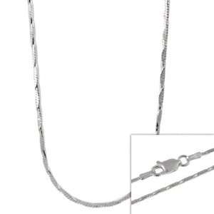   Italian 1mm Diamond Cut Snake Chain Necklace 16 18 20 24 Jewelry