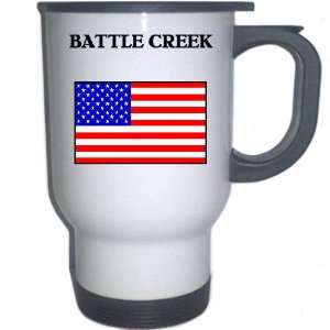  US Flag   Battle Creek, Michigan (MI) White Stainless 