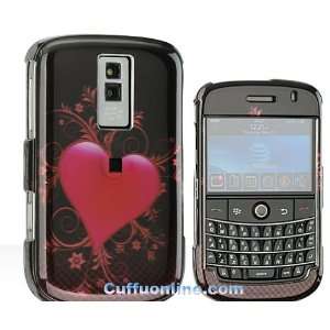 Cuffu   Carbon Fiber Heart   Blackberry 9000 Smart Case Cover Perfect 