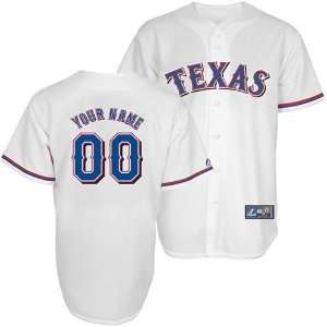  Texas Rangers Adult Replica Home Custom Personalized Jersey 