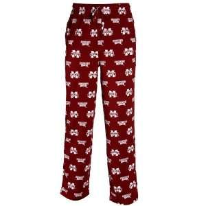   Mississippi State Bulldogs Maroon T2 Pajama Pants