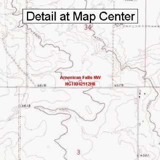   Map   American Falls NW, Idaho (Folded/Waterproof)