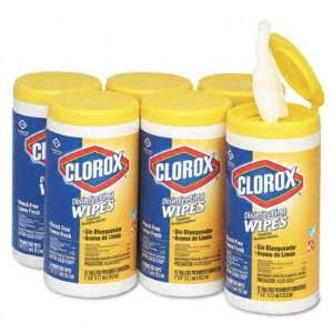 Clorox Lemon Scent Disinfecting Wet Wipes COX15948CT  