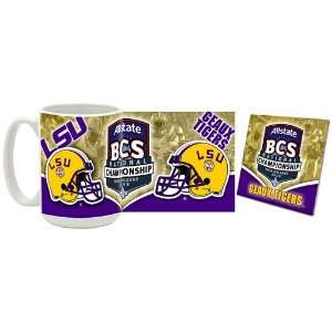  LSU Tigers NCAA Football Championship Coaster and Mug 