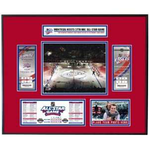  2009 NHL All Star Game Ticket Frame   Canadiens Toys 