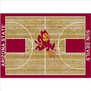  College Court Arizona State Sun Devils Rug Size 7 8x10 