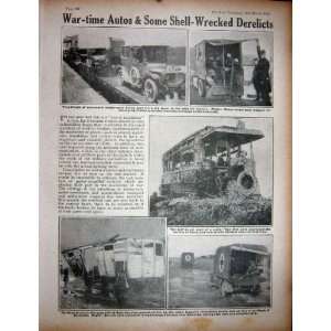   WW1 1916 Yorkshire Soldiers German Motor Cars Railway