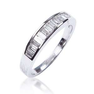   Eternity Ring in 18ct White Gold, Ring Size 8 David Ashley Jewelry
