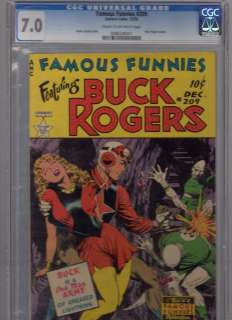 FAMOUS FUNNIES#209 featuring BUCK ROGERS FRAZETTA COVER  