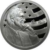 1oz .999 FINE PROOF SILVER RON PAUL CAMPAIGN FOR LIBERTY $50 AOCS TYPE 