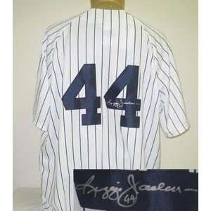  Reggie Jackson Signed New York Yankees Majestic Jersey 