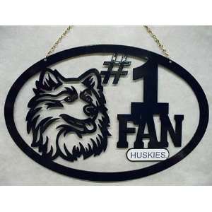  Connecticut Huskies UCONN NCAA Hanging Sign Sports 