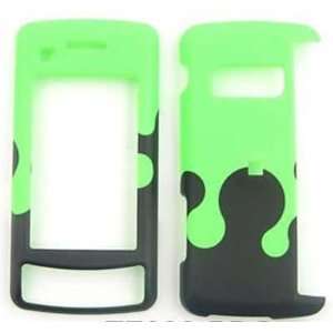  LG ENV Touch VX11000 Milk Drop, Green and Black Hard Case 