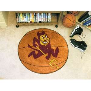   NCAA Arizona State Sundevils Chromo Jet Printed Basketball Rug Home
