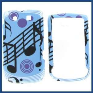  Blackberry 9800/9810 Torch Blue Music Protective Case 