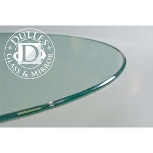  36 Inch Round 3/8 Inch Thick OGEE Tempered Glass Table Top 