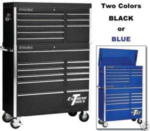 Extreme Tools 41” 8 Drawer Top Chest Tool Box Blue  
