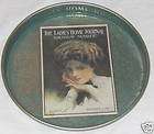 Ladies Home Journal 13.5 Girl Advertising Tray 1910