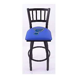  St. Louis Blues HBS Single ring Swivel bar stool with Jailhouse 
