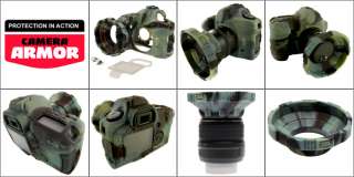MADE Rubberized Camera Armor for Canon EOS 5D & 5D MARK II (Camouflage 