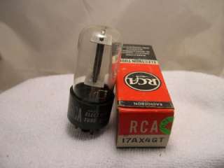 Vintage RCA Electronic Vacuum Tube 17AX4GT NOS  