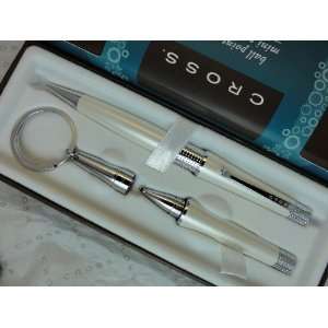  Cross 2011 Limited Edition Pearlescent White Pen and Mini 