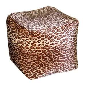  Animal Leopard Cube Tuffet By Elite Furniture