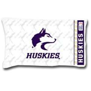  2 NCAA Washington Huskies Logo Pillowcases Sports 