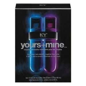  K Y Yours+Mine Sensual Couples Lubricants 1.5oz 