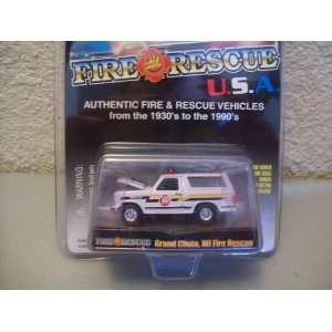  Racing Champions Fire & Rescue 1980 Ford Bronco Grand Chute WI Fire 