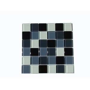   Mosaic Tile, 2 by 2 Inch Tile on a 12 by 12 Inch Mosaic Mesh, Shadow