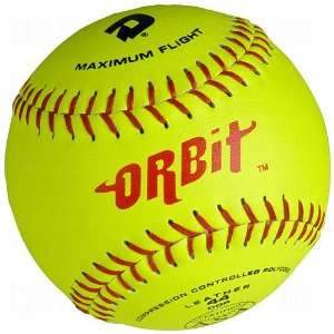 dz ASA DeMarini Orbit 11YAB yellow 11 softballs NEW  