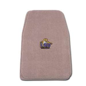   Universal Fit Front Two Piece Floormat with NCAA LSU Logo Automotive
