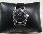 vintage omega seamaster black dial date automatic cal 562 man