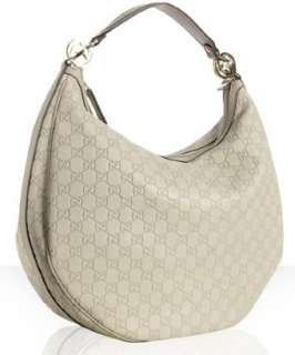 Gucci cream guccissima GG Twins large hobo  