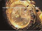 INVICTA MENS WATCH PRO DIVER AUTOMATIC DIVE 21 JEWEL GOLD STAINLESS 