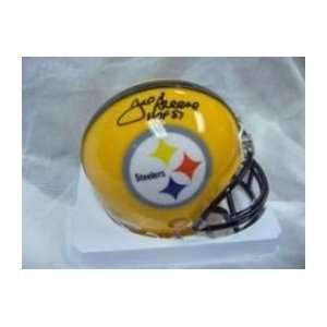Mean Joe Greene Signed Pittsburgh Steelers 75th Anniversary Riddell 