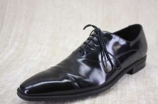 Mens D&G Dolce Gabbana Keanu Reeves Cap toe shiny leather oxfords 